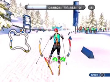 Ski and Shoot screen shot game playing